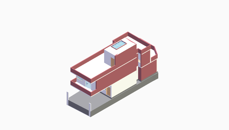 20x60 South-Facing House Plan (G+2) 20x60 (1200 sqft) south-facing residential house plan, 3-floor, by Brick & Bolt