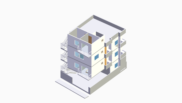 G+3 | 30×40 | West Facing