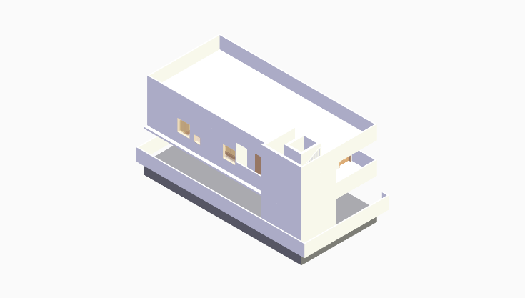 60x30 2BHK West-Facing House Plan (G+1) 60x30 (1800 sqft) west-facing 2BHK residential house plan, 2-floor, by Brick & Bolt