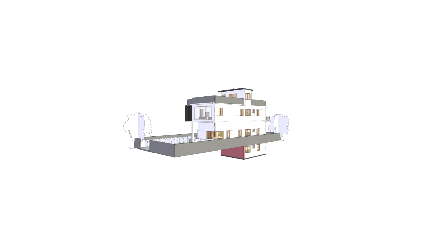 30x80 3BHK House Plan (G+1) 30x80 (2400 sqft) 3BHK residential house plan, 2-floor, by Brick & Bolt