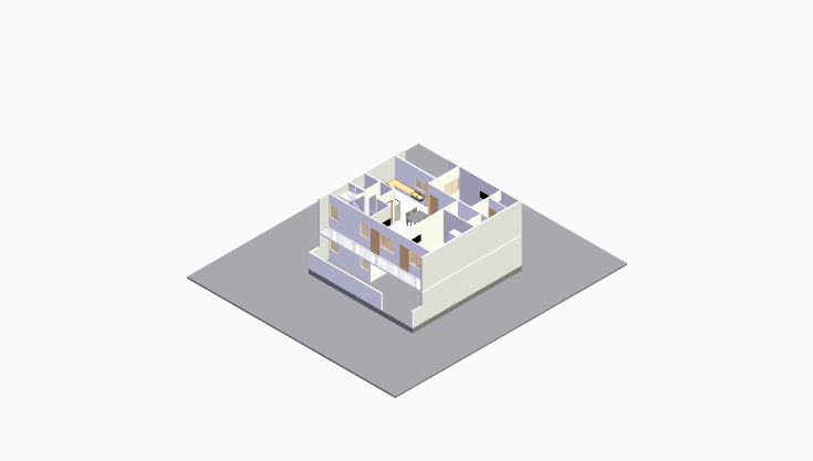 40x40 House Plan (G+1) 40x40 (1600 sqft) residential house plan, 2-floor, by Brick & Bolt