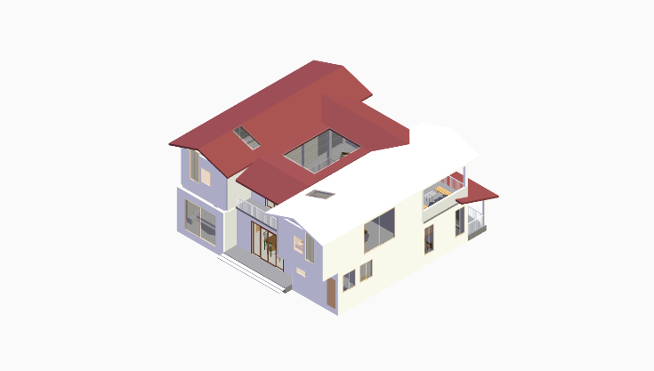 50x50 4BHK South-Facing House Plan (G+1) 50x50 (2500 sqft) south-facing 4BHK residential house plan, 2-floor, by Brick & Bolt