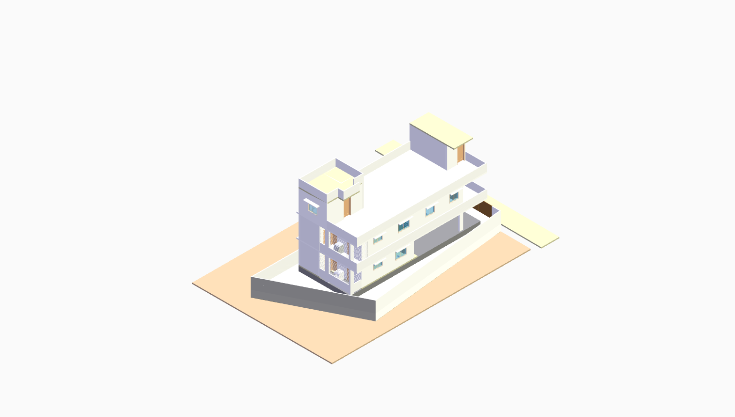 30x80 5BHK North-Facing House Plan (G+2) 30x80 (2400 sqft) north-facing 5BHK residential house plan, 3-floor, by Brick & Bolt