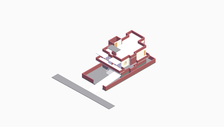 30x80 5BHK South-Facing House Plan (G+1) 30x80 (2400 sqft) south-facing 5BHK residential house plan, 2-floor, by Brick & Bolt